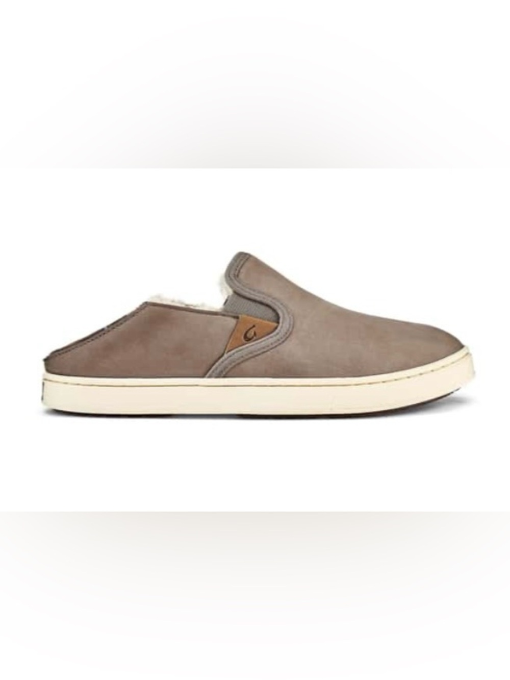 OluKai Pehuea Leather Slip-On Sneakers Clay - Picture 2 of 12